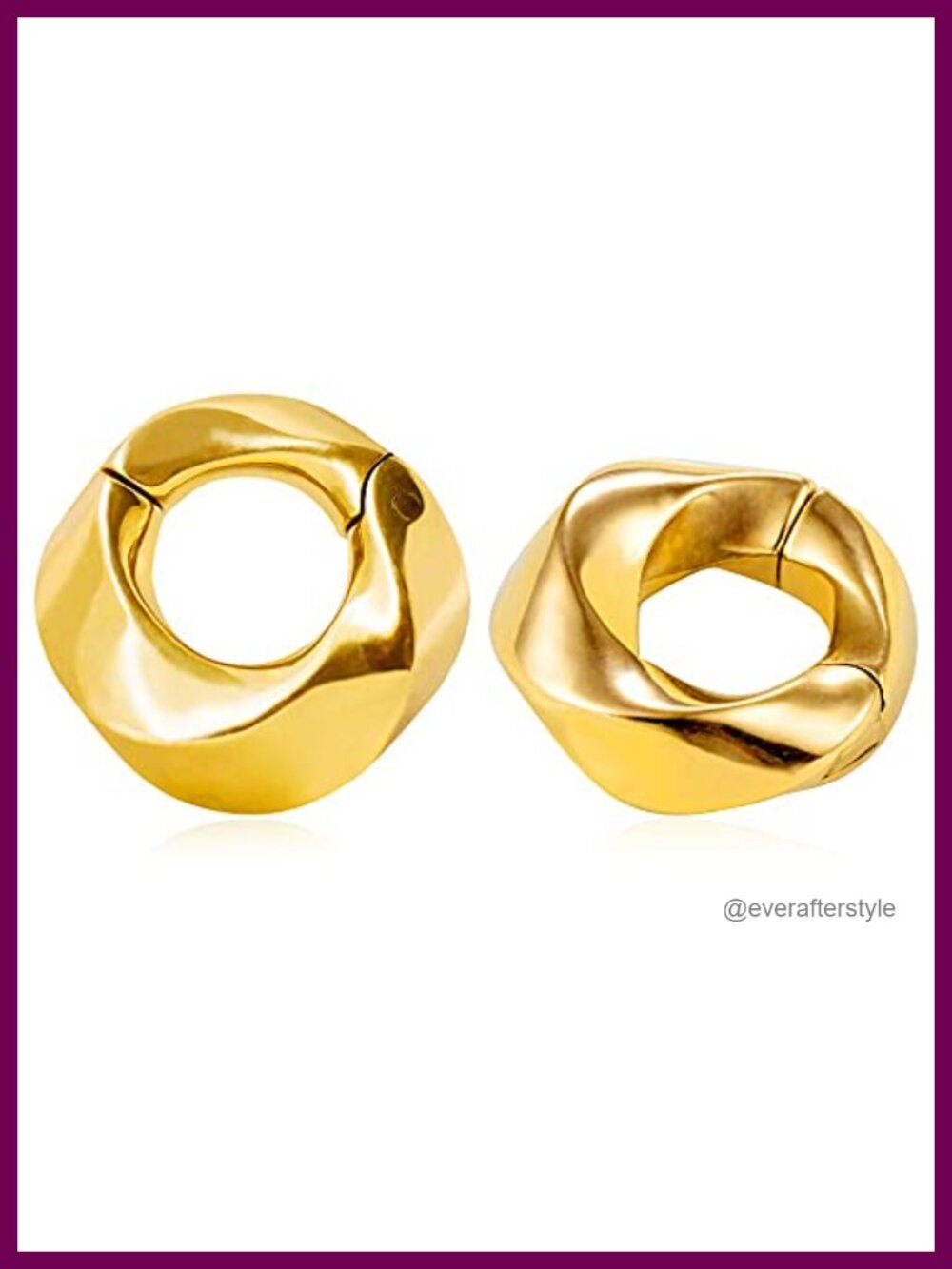 Casvort 316 Stainless Steel Ear Hangers Plugs Stretched Lobe Body Jewelry